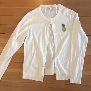 The Caryn Cardigan by J. Crew with Pineapple